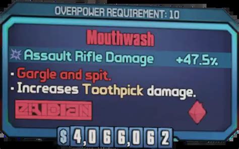 Mouthwash • BL2 – Effervescent Relic .
